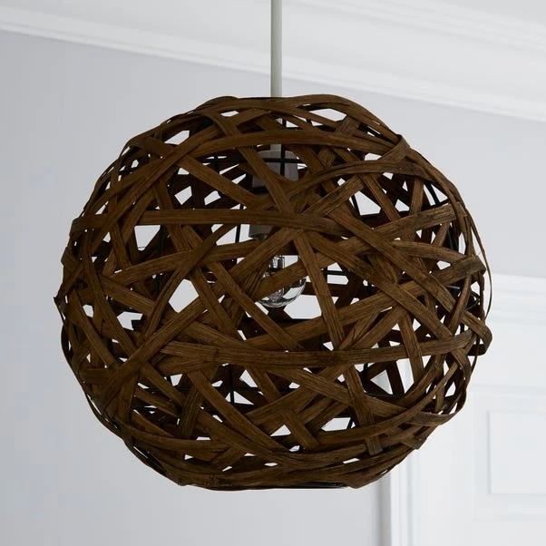 Apollo Bamboo Ball Easy Fit Pendant Shade 2 Apollo Bamboo Ball Easy Fit Pendant Shade - Image 2