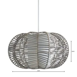 Weave Wicker Natural Easy Fit Pendant Shade -Lighting Sale Store 1000084217 alt04