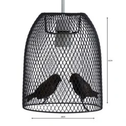 Livry Bird Grey Easy Fit Pendant Shade -Lighting Sale Store 1000111889 alt04