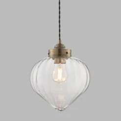 Rio Voyager Ribbed Glass Pendant Light -Lighting Sale Store 1000112039 alt07
