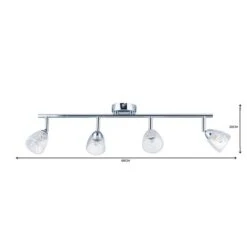 Balston 4 Light Glass Semi Flush Spotlight Bar -Lighting Sale Store 1000119784 alt06