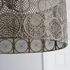 Manila Nickel Easy Fit Pendant Shade -Lighting Sale Store 1000119856 alt02