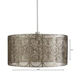 Manila Nickel Easy Fit Pendant Shade -Lighting Sale Store 1000119856 alt04