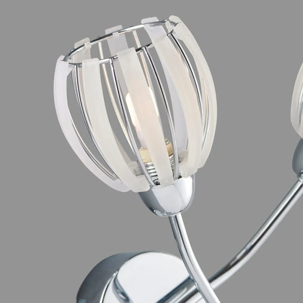 Rosa 2 Light Chrome Wall Light 3 Rosa 2 Light Chrome Wall Light - Image 3