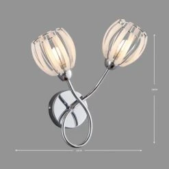 Rosa 2 Light Chrome Wall Light 10 Rosa 2 Light Chrome Wall Light -Lighting Sale Store 1000137329 alt04