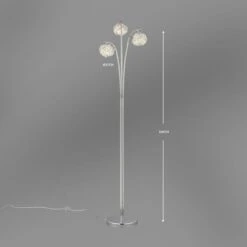Cecilie 3 Arm Chrome Floor Lamp -Lighting Sale Store 1000137376 alt04