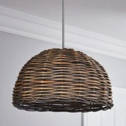 Lari Split Weave Grey Easy Fit Pendant Shade -Lighting Sale Store 1000139117 alt01