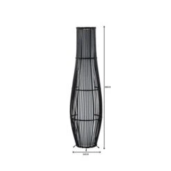 Alec Natural Cane Black Floor Lamp -Lighting Sale Store 1000149078 alt06