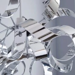 Iris Ribbon Chrome Easy Fit Pendant 8 Iris Ribbon Chrome Easy Fit Pendant -Lighting Sale Store 1000149095 alt02