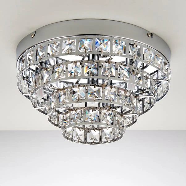 Vogue Motown 4 Light Jewel Flush Ceiling Light 7 Vogue Motown 4 Light Jewel Flush Ceiling Light - Image 7