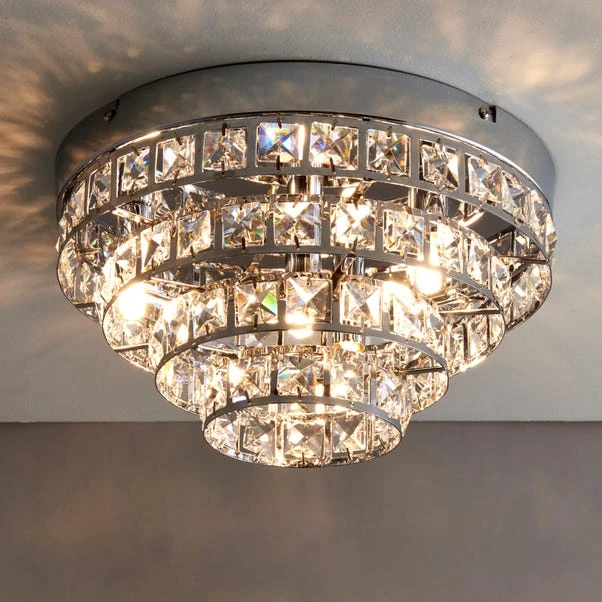 Vogue Motown 4 Light Jewel Flush Ceiling Light 8 Vogue Motown 4 Light Jewel Flush Ceiling Light - Image 8