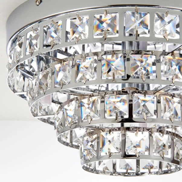 Vogue Motown 4 Light Jewel Flush Ceiling Light 10 Vogue Motown 4 Light Jewel Flush Ceiling Light - Image 10