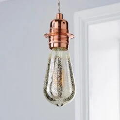 Dunelm 4W ST64 ES LED Crackle Bulb 9 Dunelm 4W ST64 ES LED Crackle Bulb -Lighting Sale Store 1000158629 alt03