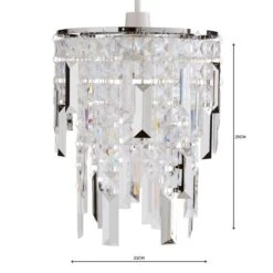 Caressa Jewel Easy Fit Pendant Shade -Lighting Sale Store 1000158673 alt04