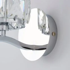 Kleio Glass Chrome Wall Light -Lighting Sale Store 1000158744 alt03