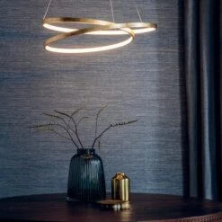 Vogue Scribble Integrated LED Gold Hoop Ceiling Light -Lighting Sale Store 1000169446 alt05