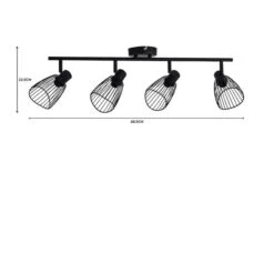Elements Jaula 4 Light Semi Flush Spotlight Bar -Lighting Sale Store 1000182572 alt07