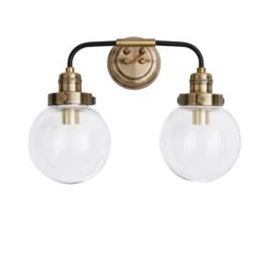 Broden Bathroom 2 Light Wall Light Antique Brass -Lighting Sale Store 1000182578 alt05
