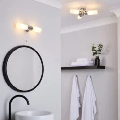 Porto Bathroom 2 Light Wall Light Chrome -Lighting Sale Store 1000182581 alt08