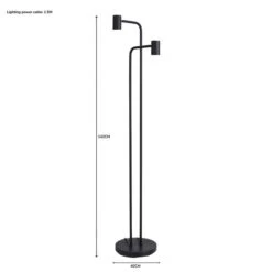Bradford Matt Black Floor Lamp -Lighting Sale Store 1000182958 alt07