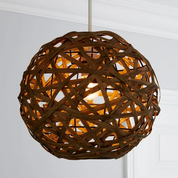 Apollo Bamboo Ball Easy Fit Pendant Shade 1 Apollo Bamboo Ball Easy Fit Pendant Shade