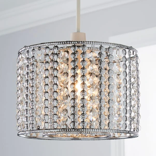 Monica Chrome Easy Fit Pendant Shade 1 Monica Chrome Easy Fit Pendant Shade