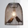 Livry Bird Grey Easy Fit Pendant Shade