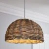 Lari Split Weave Grey Easy Fit Pendant Shade
