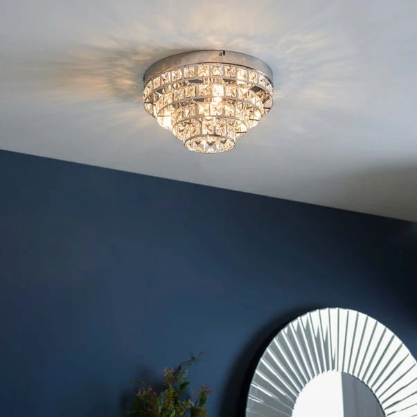 Vogue Motown 4 Light Jewel Flush Ceiling Light 1 Vogue Motown 4 Light Jewel Flush Ceiling Light