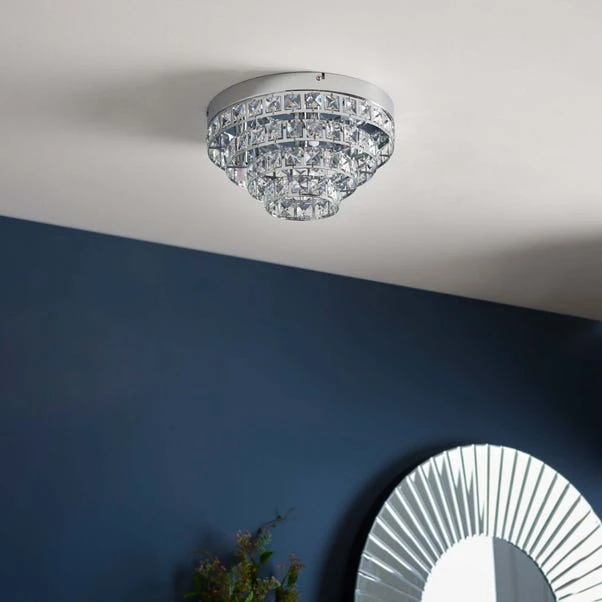 Vogue Motown 4 Light Jewel Flush Ceiling Light 2 Vogue Motown 4 Light Jewel Flush Ceiling Light - Image 2