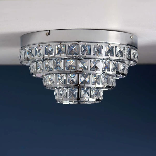 Vogue Motown 4 Light Jewel Flush Ceiling Light 4 Vogue Motown 4 Light Jewel Flush Ceiling Light - Image 4