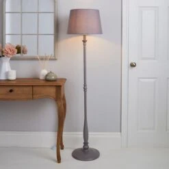 Tofty Grey Floor Lamp