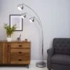 Herm 3 Arm Arc Floor Lamp