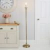 Irene Touch Antique Brass Floor Lamp Base