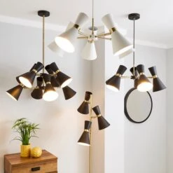 Archie 5 Light Semi Flush Ceiling Light -Lighting Sale Store 30690621 alt05