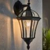 Vogue Drayton Outdoor Wall Light Black