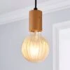 Status Bardot 4W ES Ribbed Pumpkin Amber Glass Bulb
