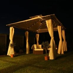 Lighting Sale Store 32 60 Solar LED Gazebo String Lights