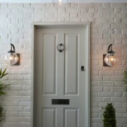 Twain Outdoor Globe Glass Wall Light -Lighting Sale Store 30730558 alt05