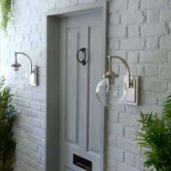 Twain Outdoor Globe Glass Wall Light -Lighting Sale Store 30730560 alt04