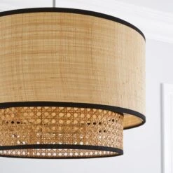 Malika Cane 2 Tier Easy Fit Pendant Shade 7 Malika Cane 2 Tier Easy Fit Pendant Shade -Lighting Sale Store 30730579 alt02