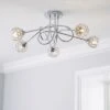 Portia 5 Light Semi Flush Ceiling Light