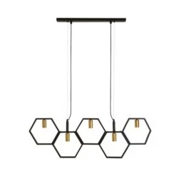 Hexagon 5 Light Diner Ceiling Light -Lighting Sale Store 30731128 alt05
