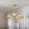 Vogue Arkoma Glass 5 Light Chandelier