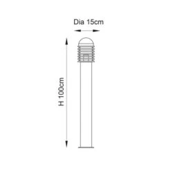 Vogue Mullin Outdoor Floor Path Light -Lighting Sale Store 30743117 alt08