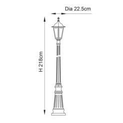 Vogue Trenton Outdoor Lamppost -Lighting Sale Store 30743489 alt08