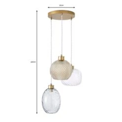 Elodie 3 Light Cluster Ceiling Light -Lighting Sale Store 30753363 alt07