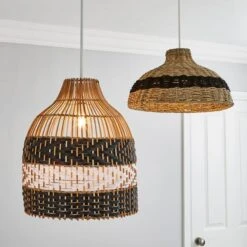 Yanha Rattan Easy Fit Pendant Shade -Lighting Sale Store 30753427 alt06