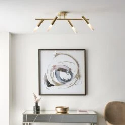 Lyla 4 Light Semi Flush Ceiling Light -Lighting Sale Store 30754827 alt02
