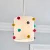 Multi Colour Pom Pom Lamp Shade